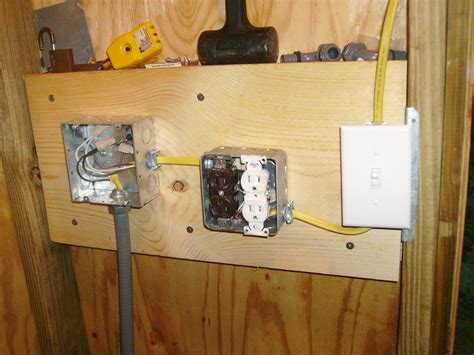 do i need an electrical box in my shed|breaker box for shed.